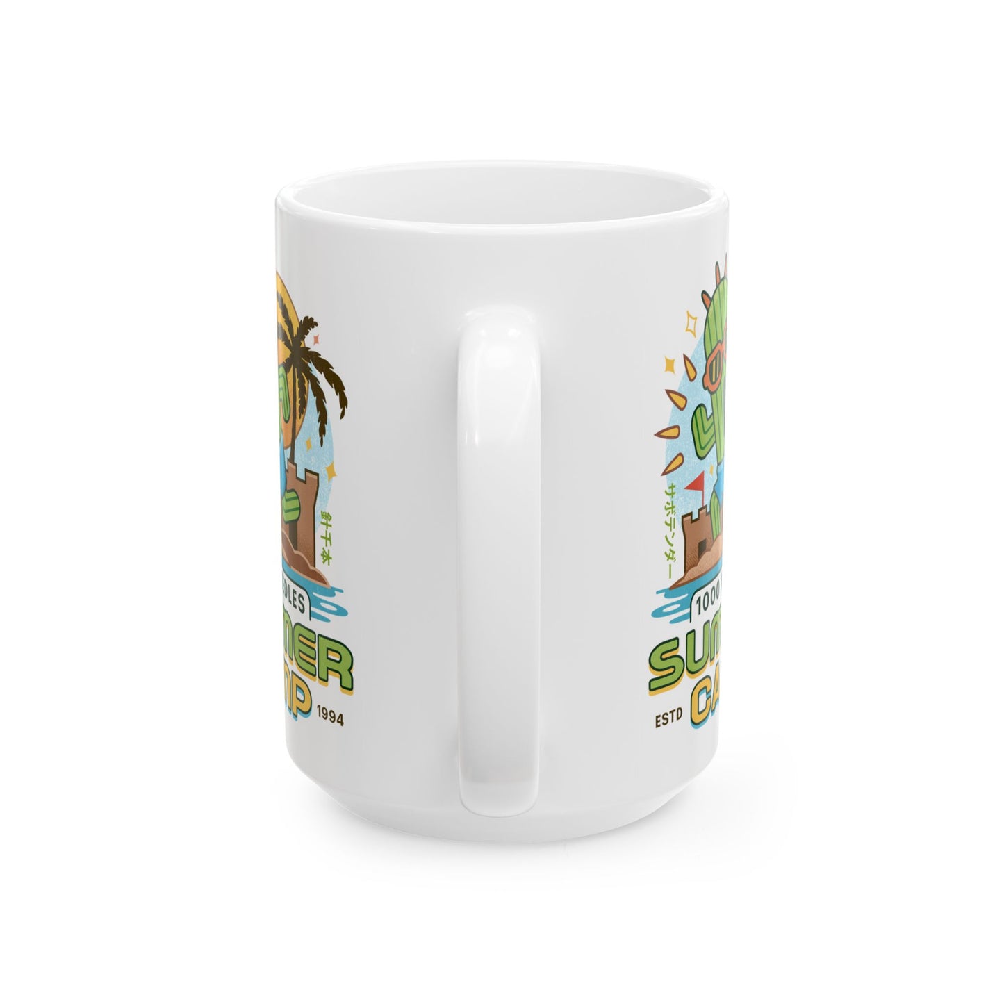 Cactuar Summer Camp Vintage Ceramic Mug
