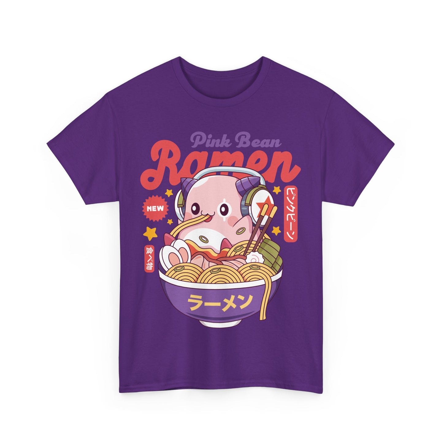 Pink Bean Ramen Kawaii Unisex T-Shirt
