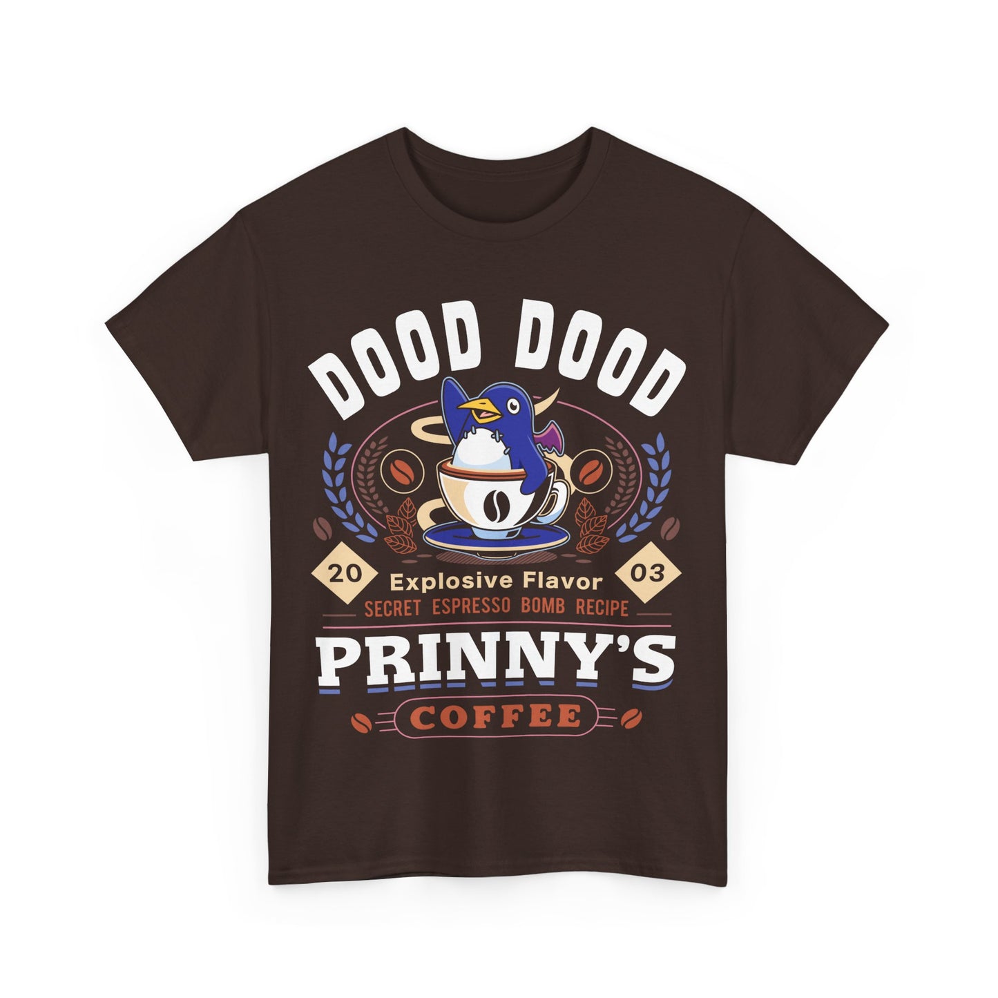 Prinny Dood Coffee Emblem Unisex T-Shirt