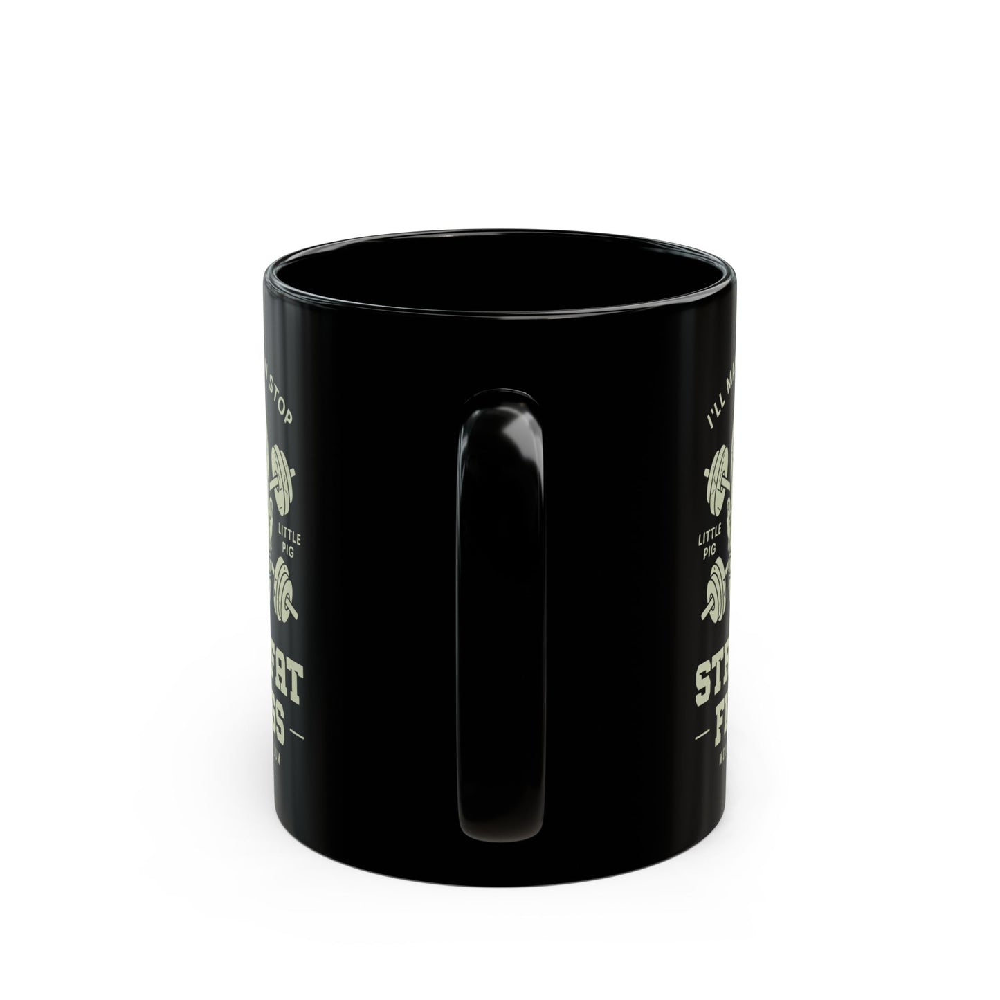 Mount Massive Asylum Fitness Black Mug