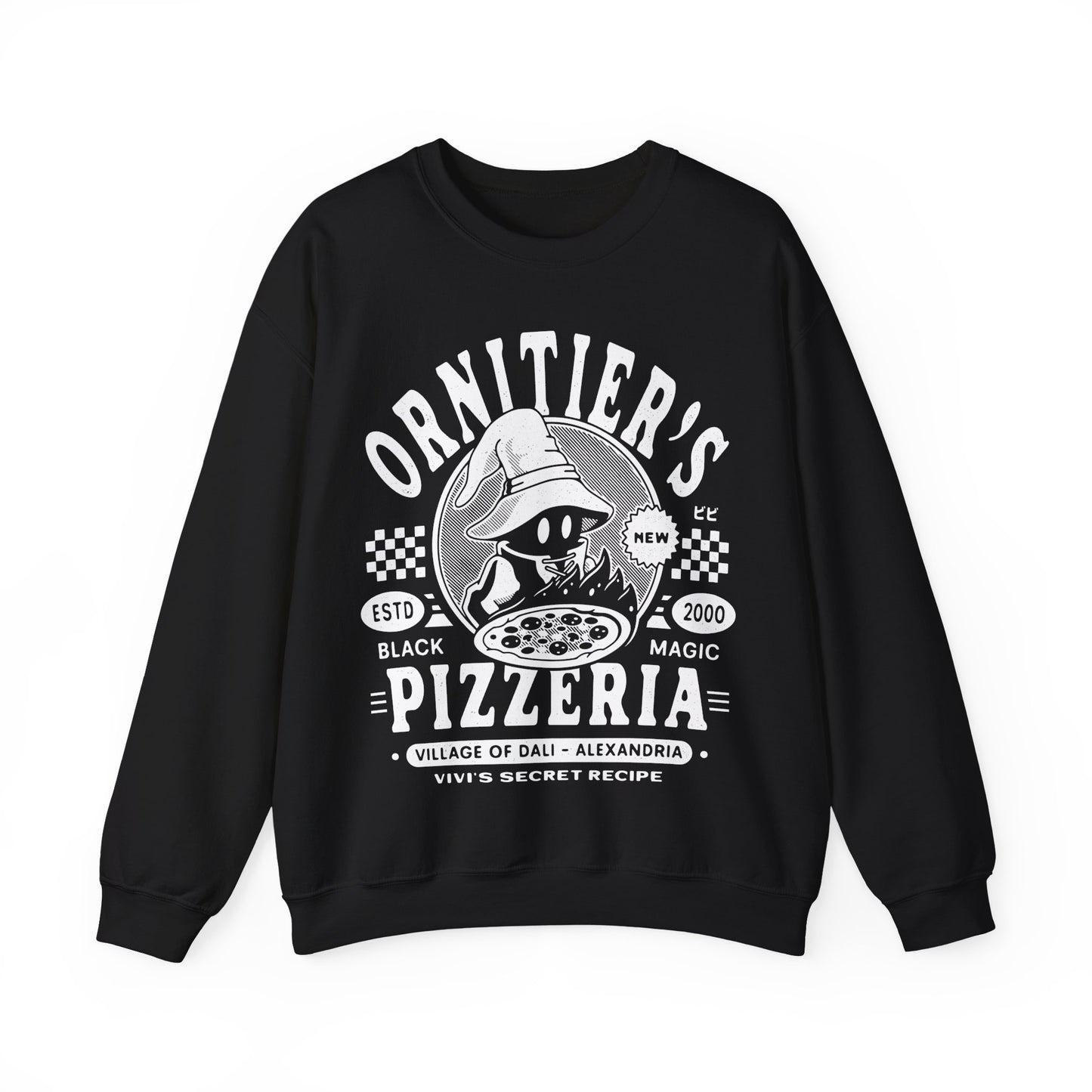 The Ornitier Pizzeria Grunge Unisex Crewneck Sweatshirt