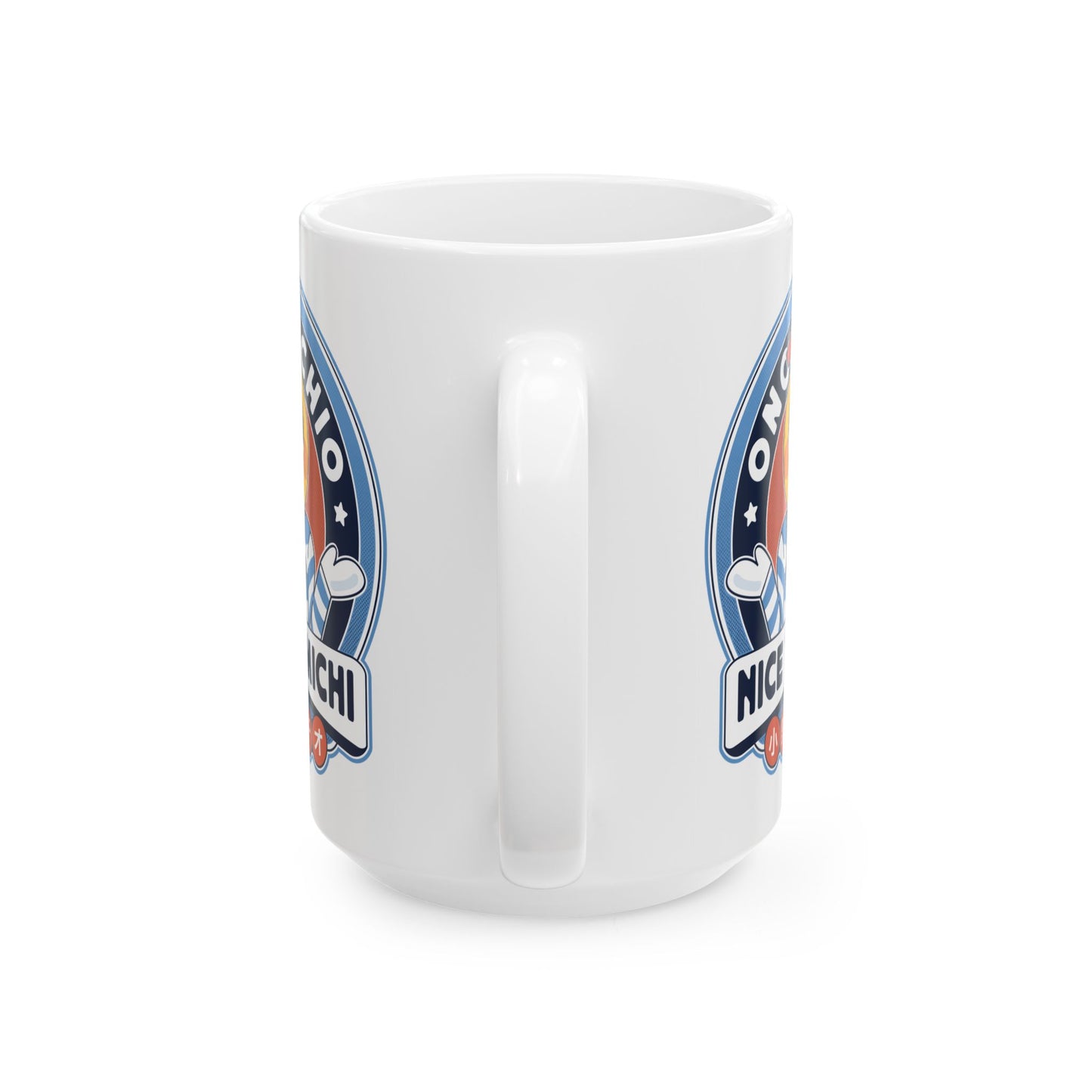 Ono Michio Vintage Emblem Ceramic Mug