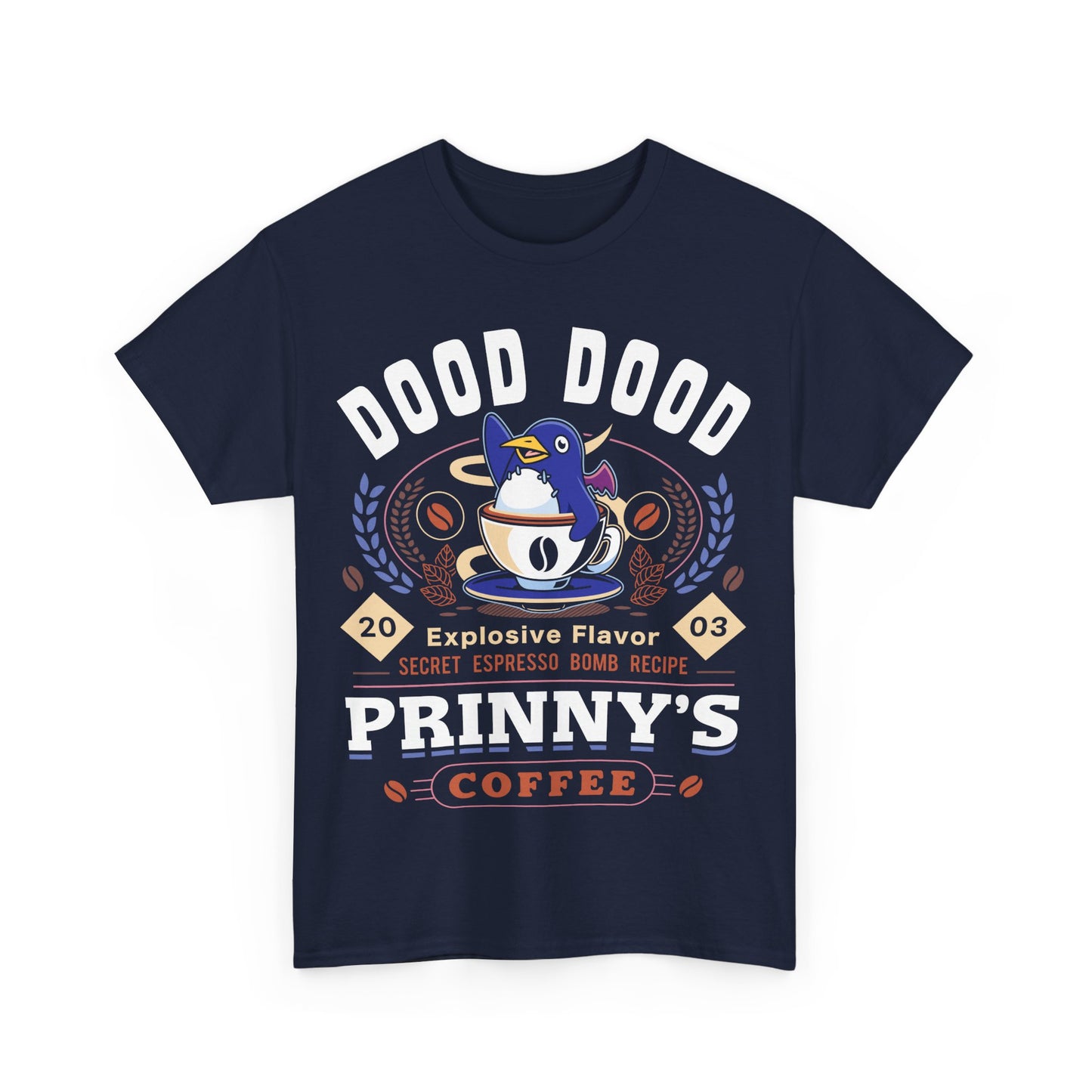 Prinny Dood Coffee Emblem Unisex T-Shirt