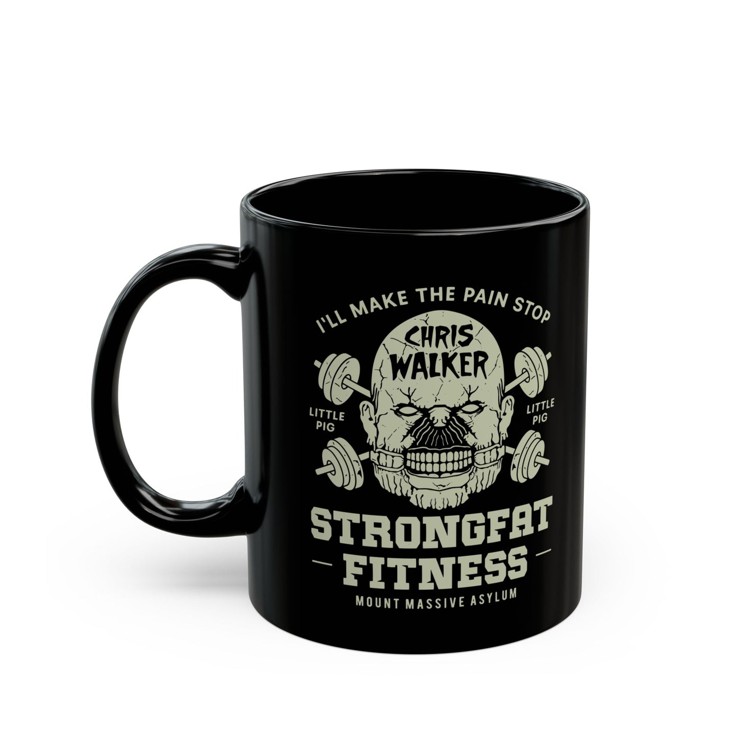 Mount Massive Asylum Fitness Black Mug