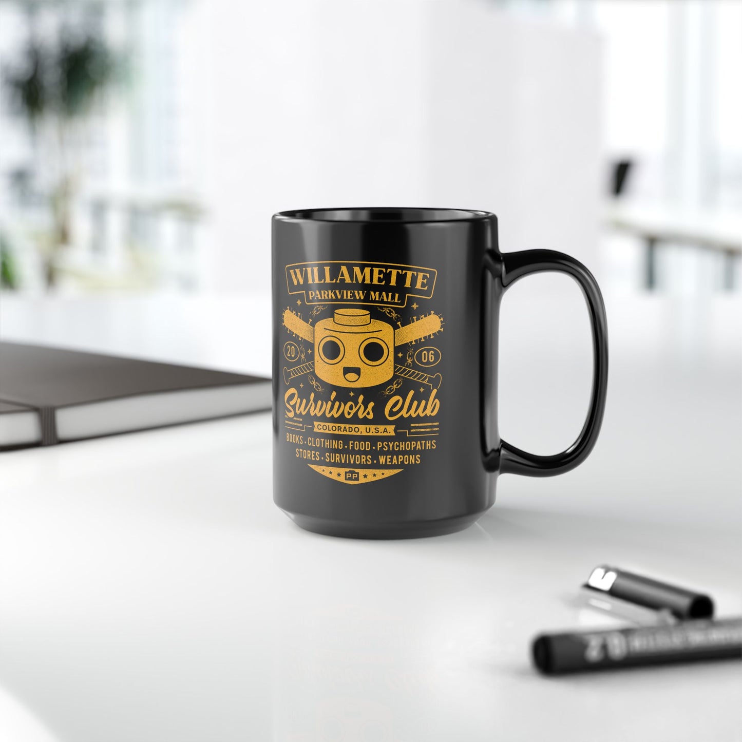 Willamette Parkview Survivor Black Mug