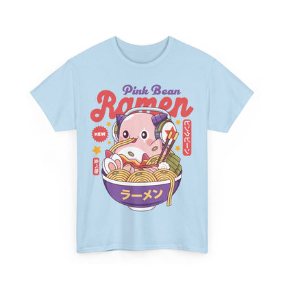 Pink Bean Ramen Kawaii Unisex T-Shirt