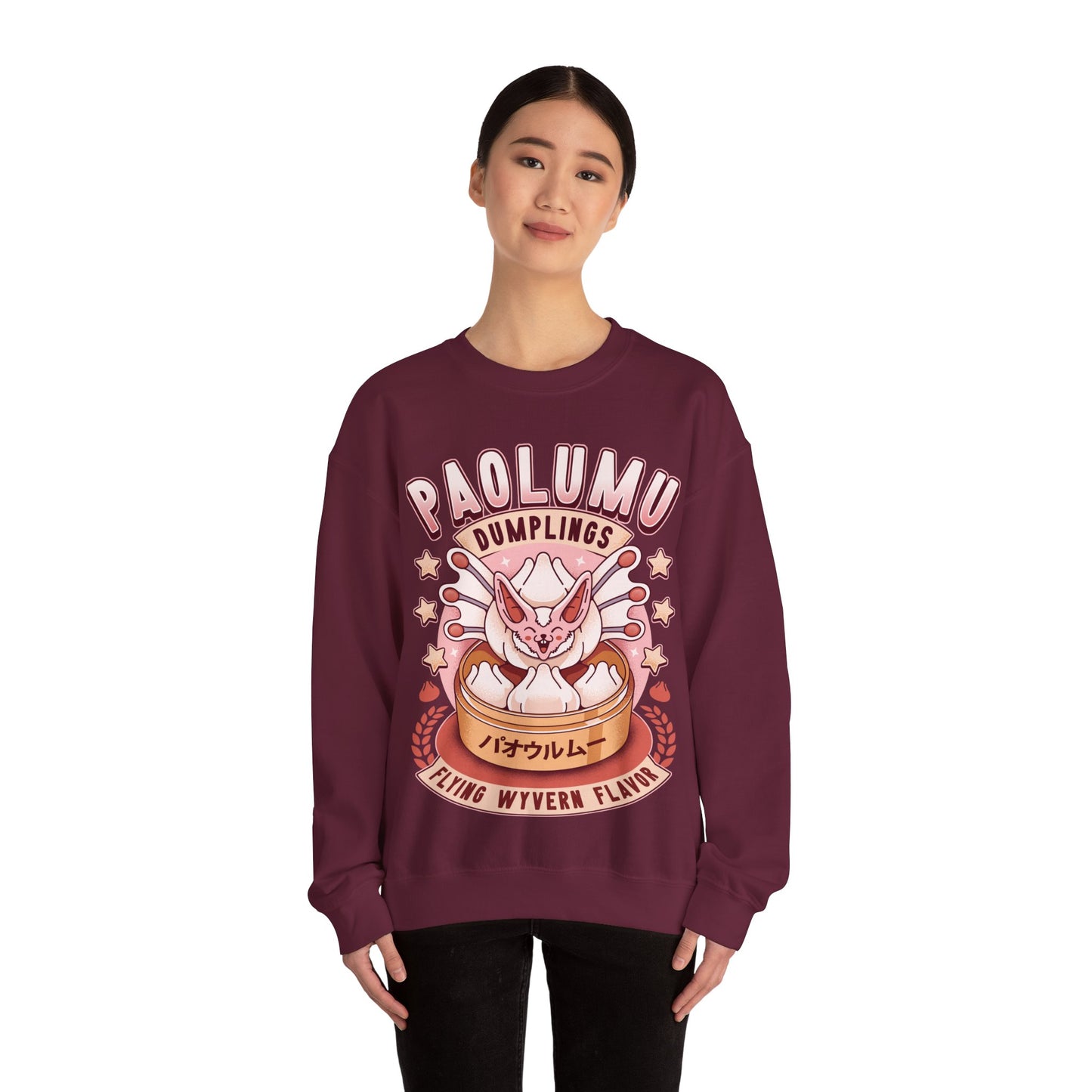 Paolumu Dumplings Vintage Unisex Crewneck Sweatshirt