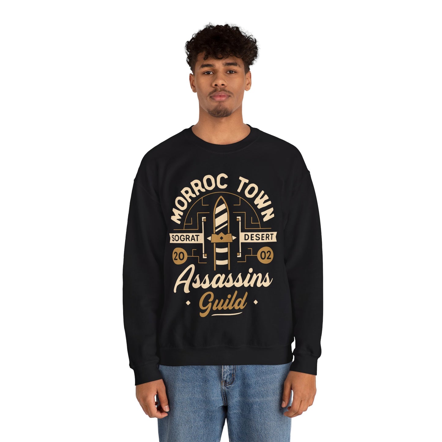Morroc Oasis Town Guild Unisex Crewneck Sweatshirt