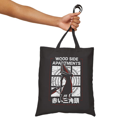 Wood Side Apartments Monster Tote Bag