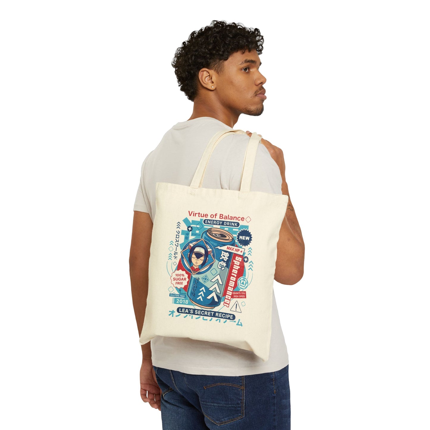 True Spheromancer Energy Drink Canvas Tote Bag