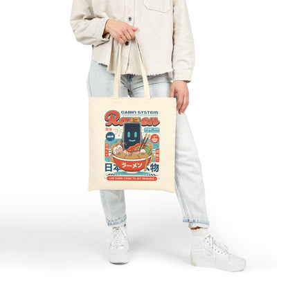 Cabin Coins Ramen Vintage Tote Bag