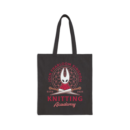 Pharloom Knitting Emblem Tote Bag