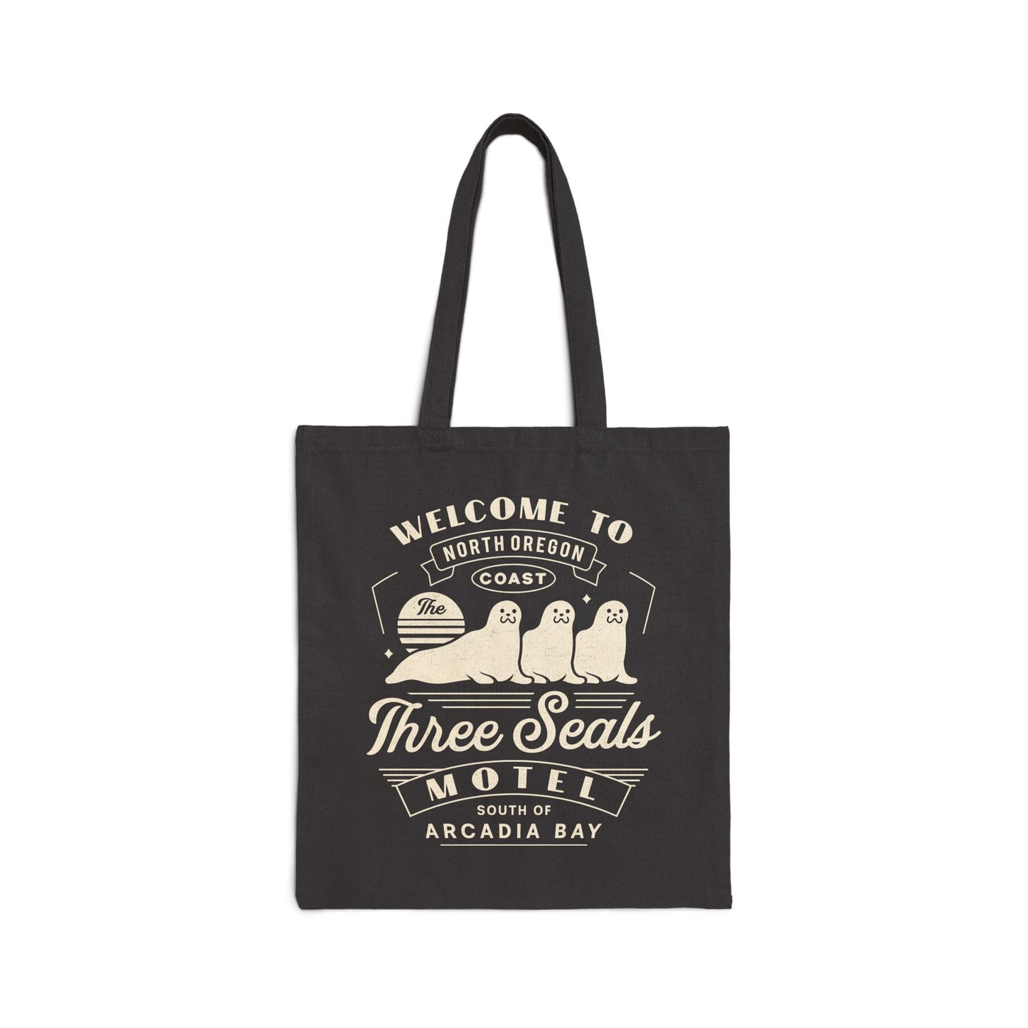 Three Seals Motel Emblem Canvas Tote Bag