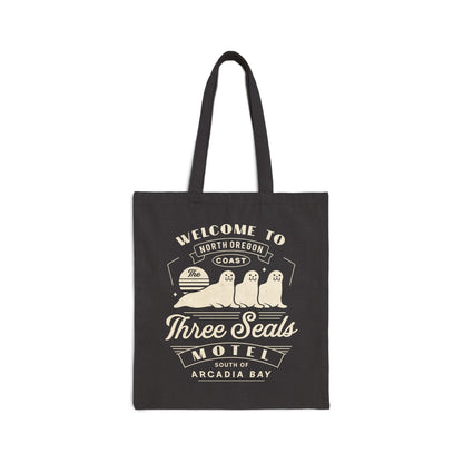 Three Seals Motel Emblem Canvas Tote Bag