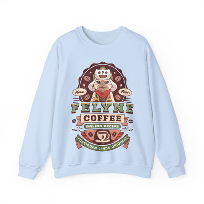 Felyne Palico Coffee Vintage Unisex Crewneck Sweatshirt