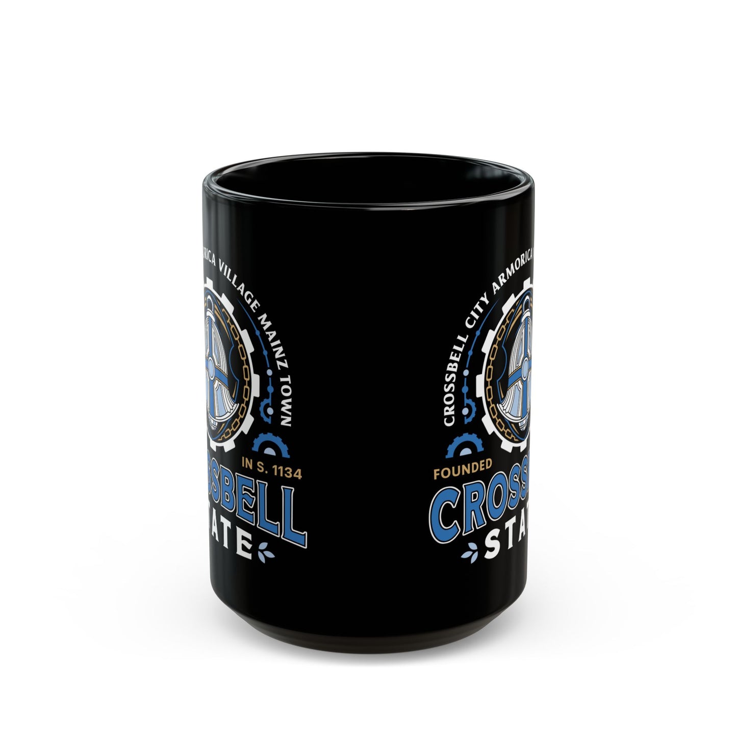 Crossbell State Crest Black Mug