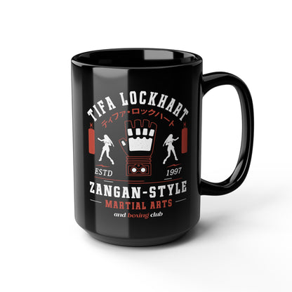 Tifa Lockhart Martial Arts Club Black Mug