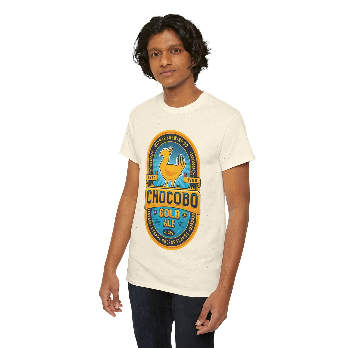 Chocobo Gold Beer Emblem Unisex T-Shirt