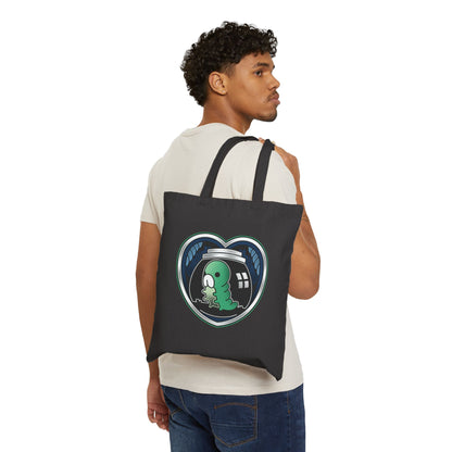 Grub Love Emblem Canvas Tote Bag