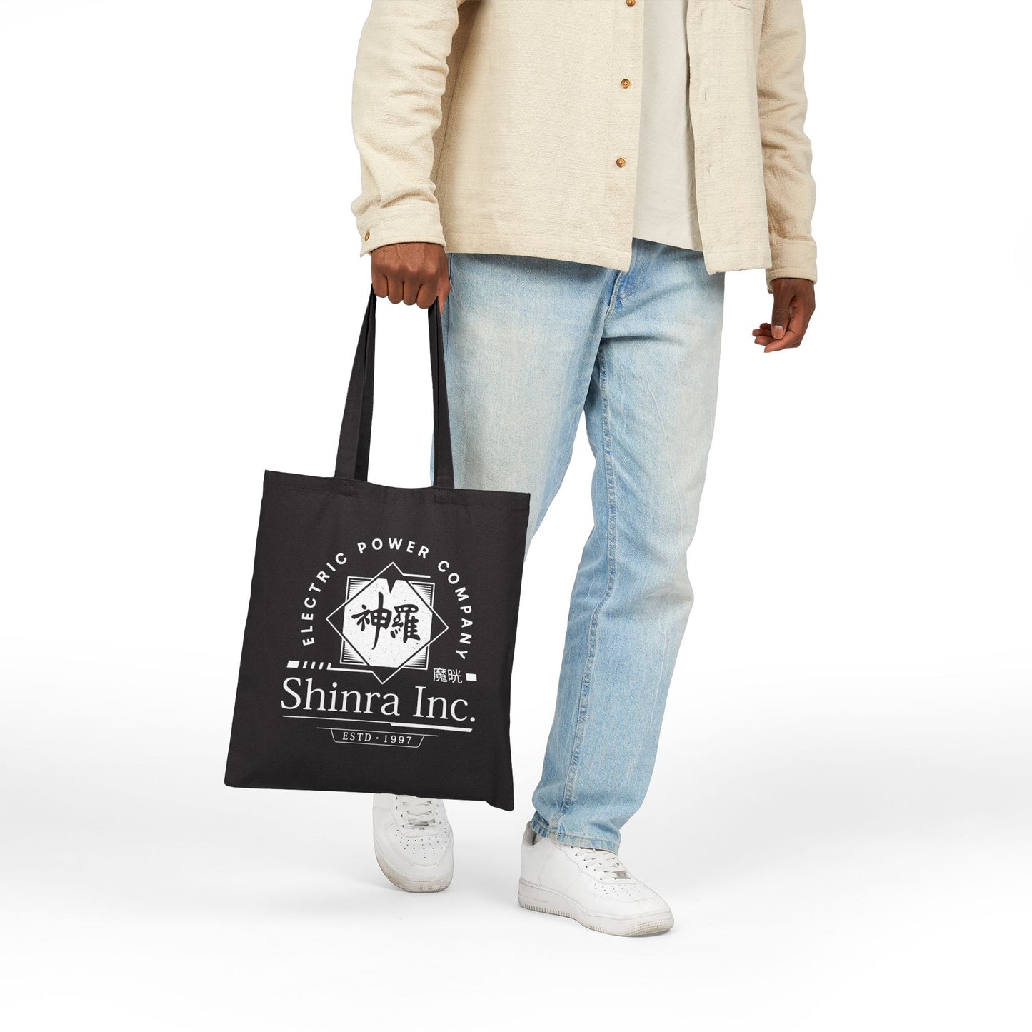 Shinra Inc Crest Canvas Tote Bag