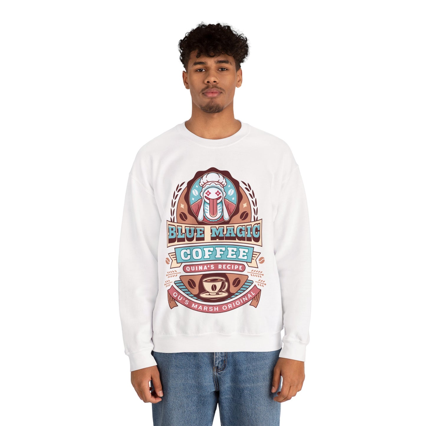 Quina Quen Coffee Vintage Unisex Crewneck Sweatshirt