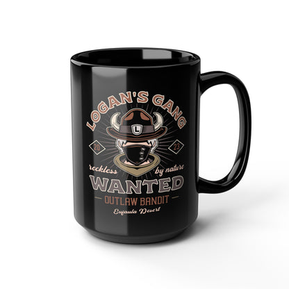 The Eufaula Desert Bandit Black Mug