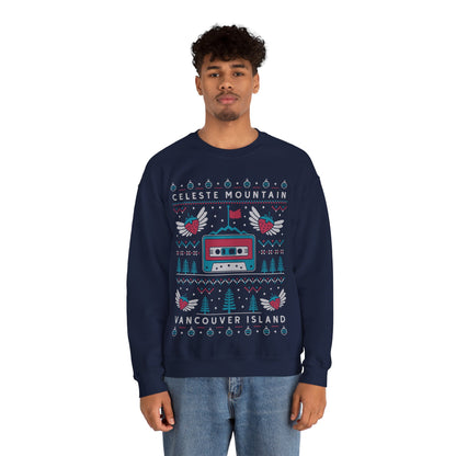Celeste Mountain Ugly Sweater Unisex Crewneck Sweatshirt