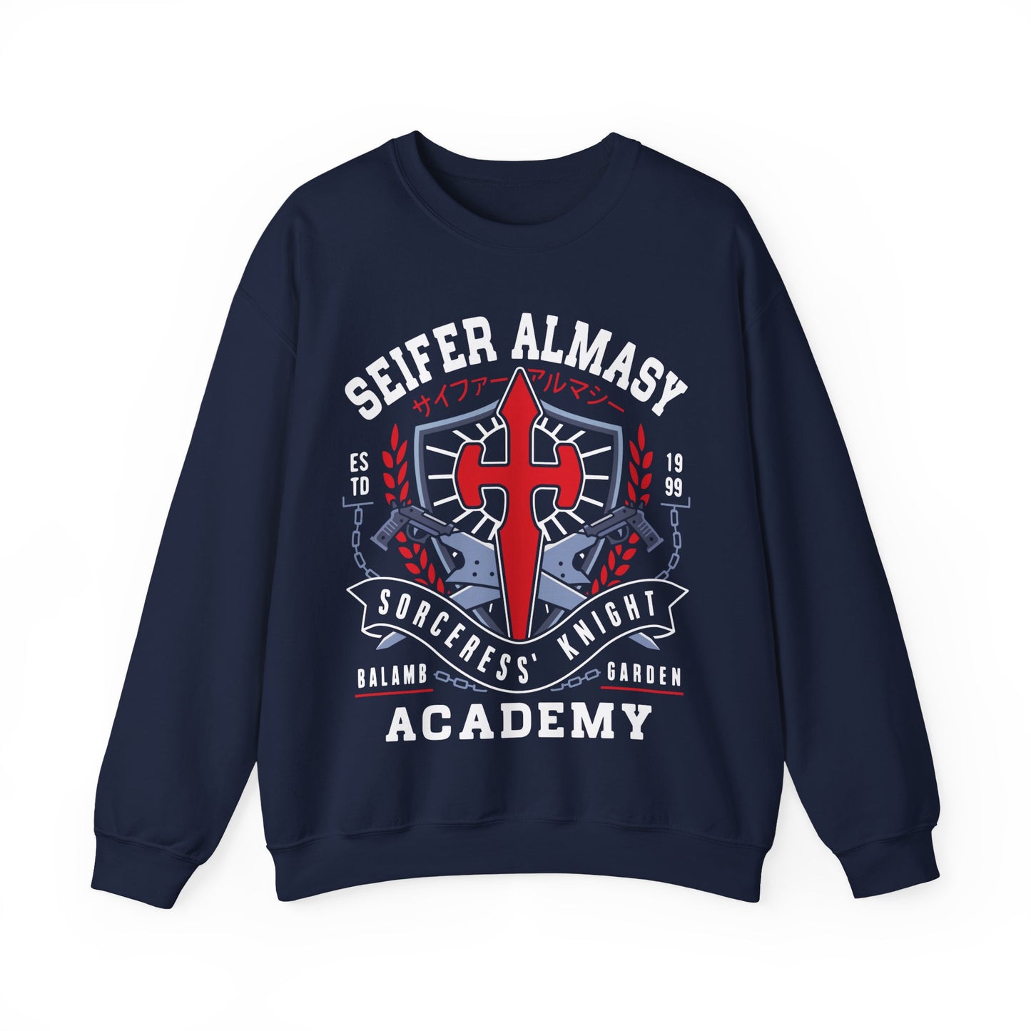 Seifer Almasy Academy Emblem Crewneck Sweatshirt