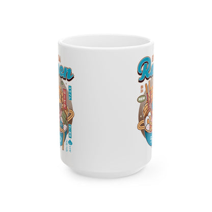Erdrea Monsters Ramen Vintage Ceramic Mug