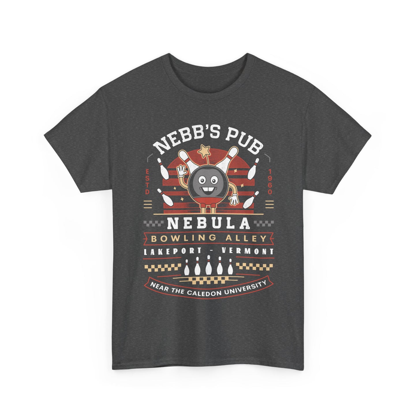 Nebb Bowling Mascot Emblem Unisex T-Shirt