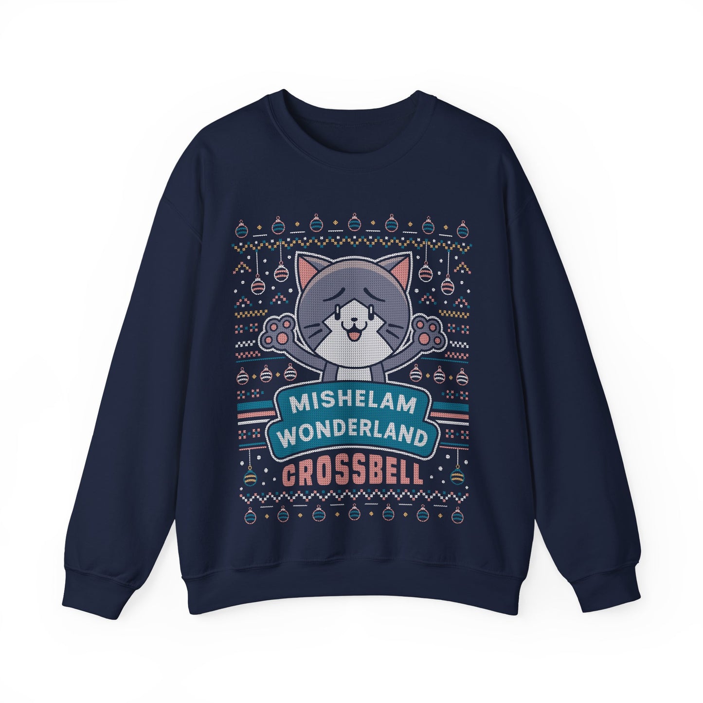 Mishelam Wonderland Ugly Sweater Crewneck Sweatshirt