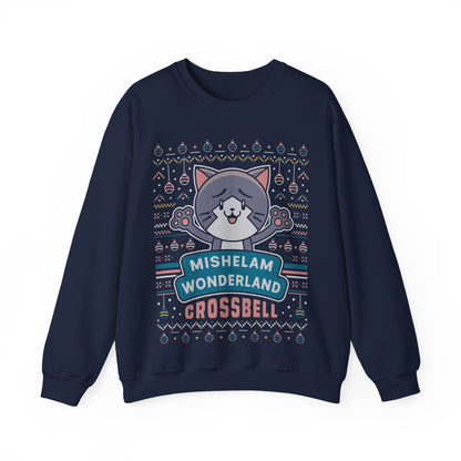 Mishelam Wonderland Ugly Sweater Crewneck Sweatshirt