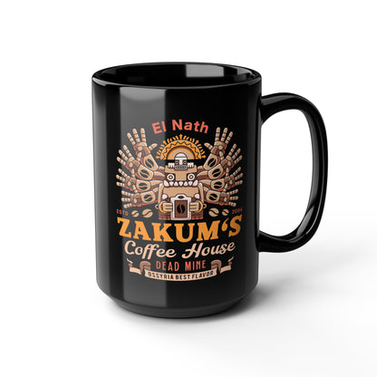 Zakum Coffee Emblem Black Mug