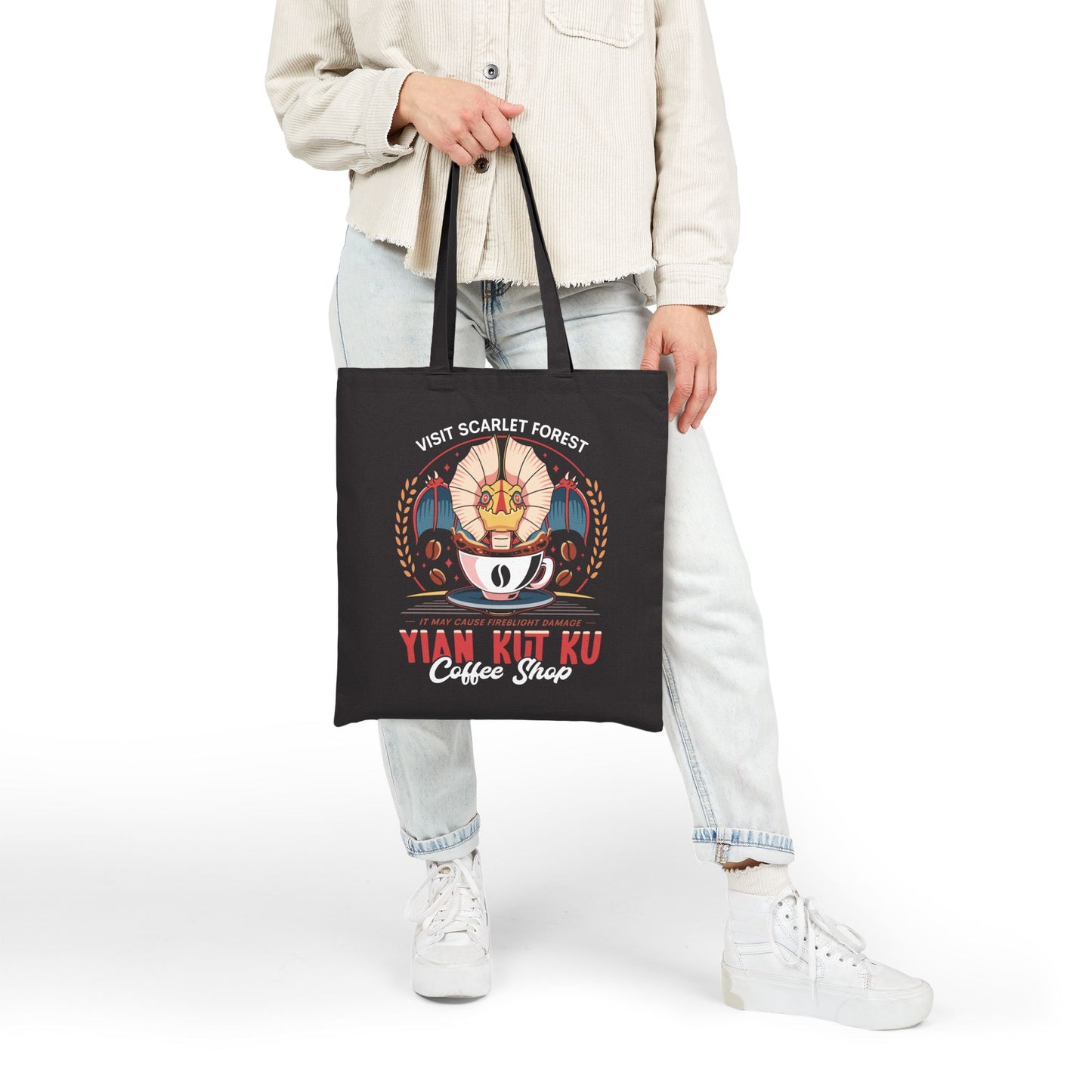 Yian Kut Ku Coffee Emblem Tote Bag