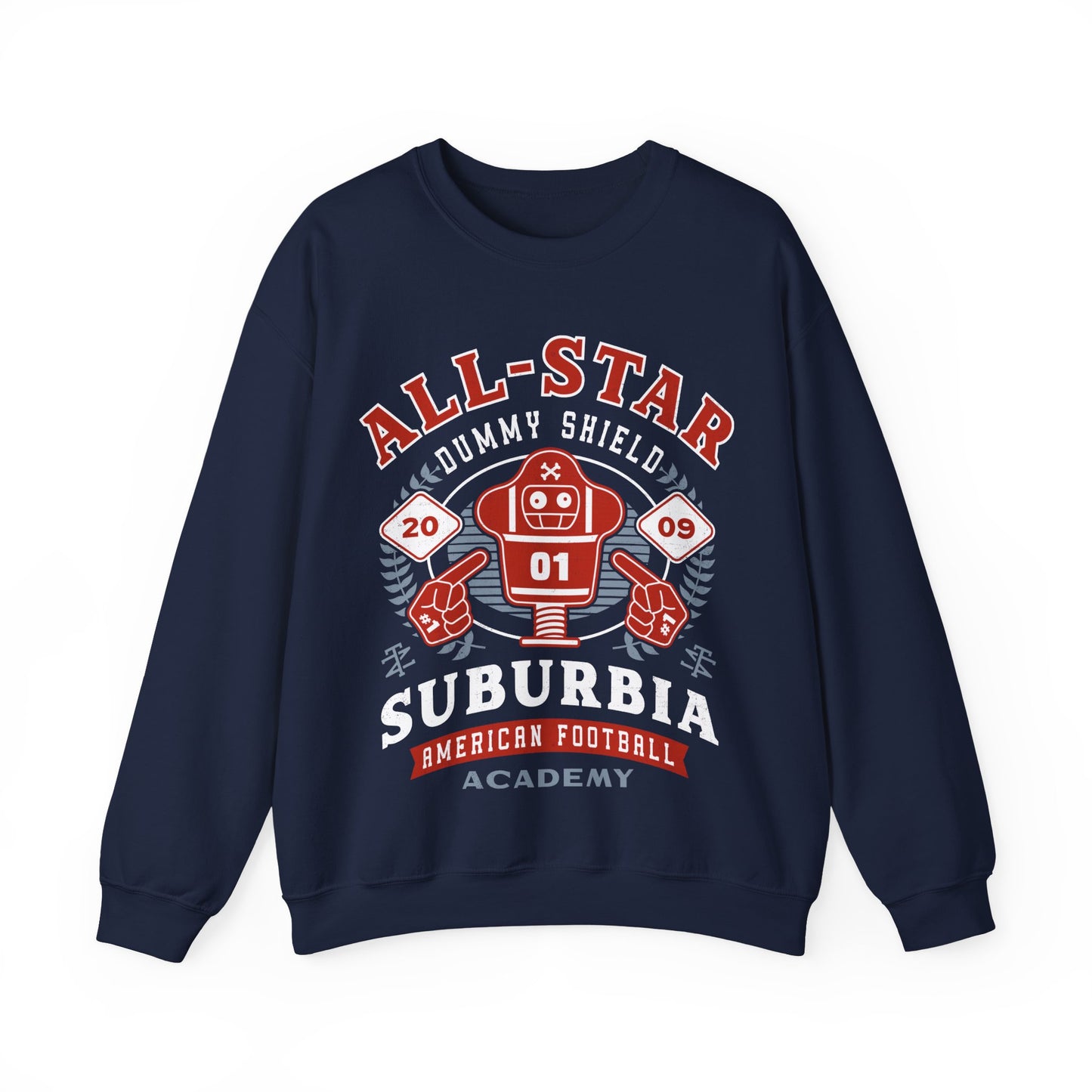Dummy Shield Emblem Crewneck Sweatshirt