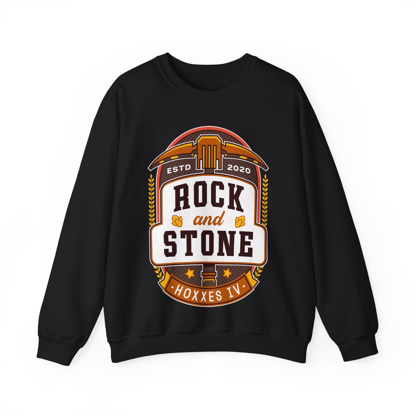 Rock And Stone Emblem Unisex Crewneck Sweatshirt