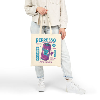 Depresso Energy Drink Canvas Tote Bag