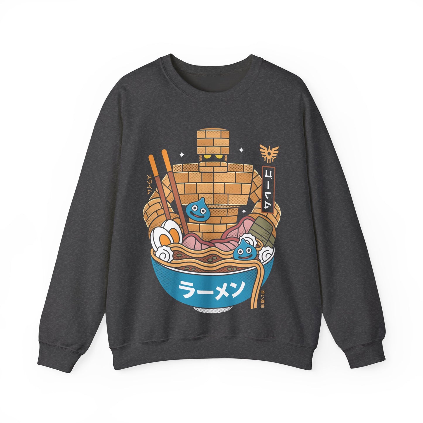 Erdrea Monsters Ramen Grunge Crewneck Sweatshirt