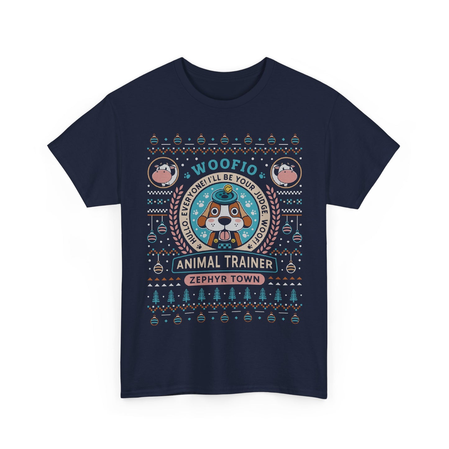 Woofio Zephyr Town Ugly Sweater Unisex T-Shirt