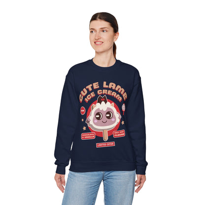 Lamb Ice Cream Unisex Crewneck Sweatshirt