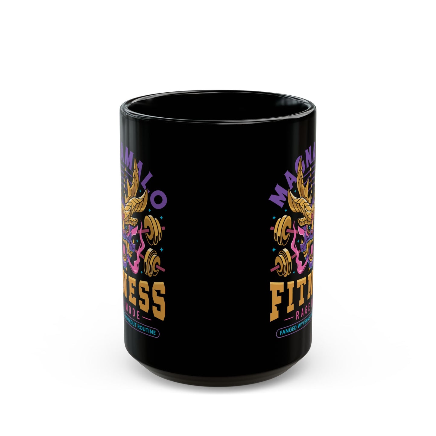 Magnamalo Fitness Emblem Black Mug