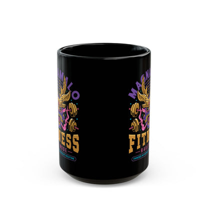 Magnamalo Fitness Emblem Black Mug