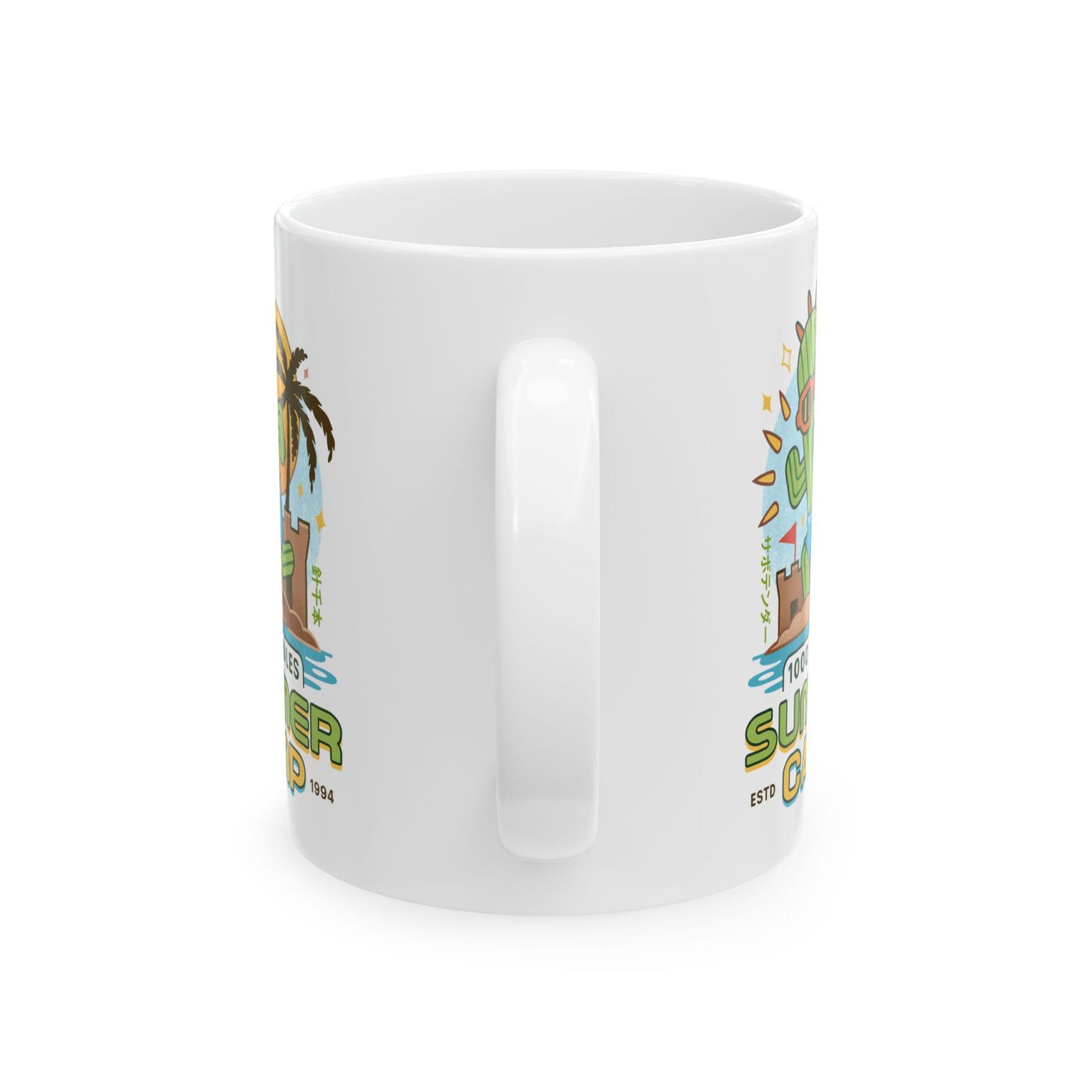 Cactuar Summer Camp Vintage Ceramic Mug