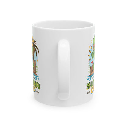 Cactuar Summer Camp Vintage Ceramic Mug