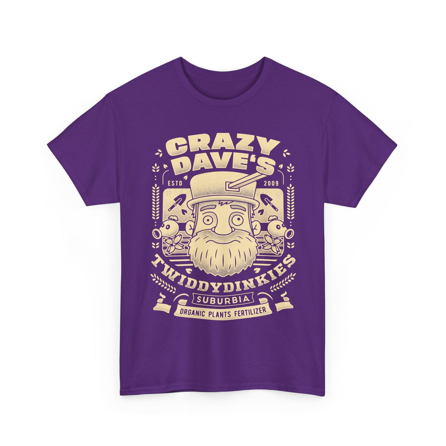 Crazy Dave Emblem Grunge Unisex T-Shirt