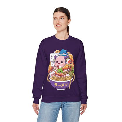 Maple World Monsters Ramen Unisex Crewneck Sweatshirt