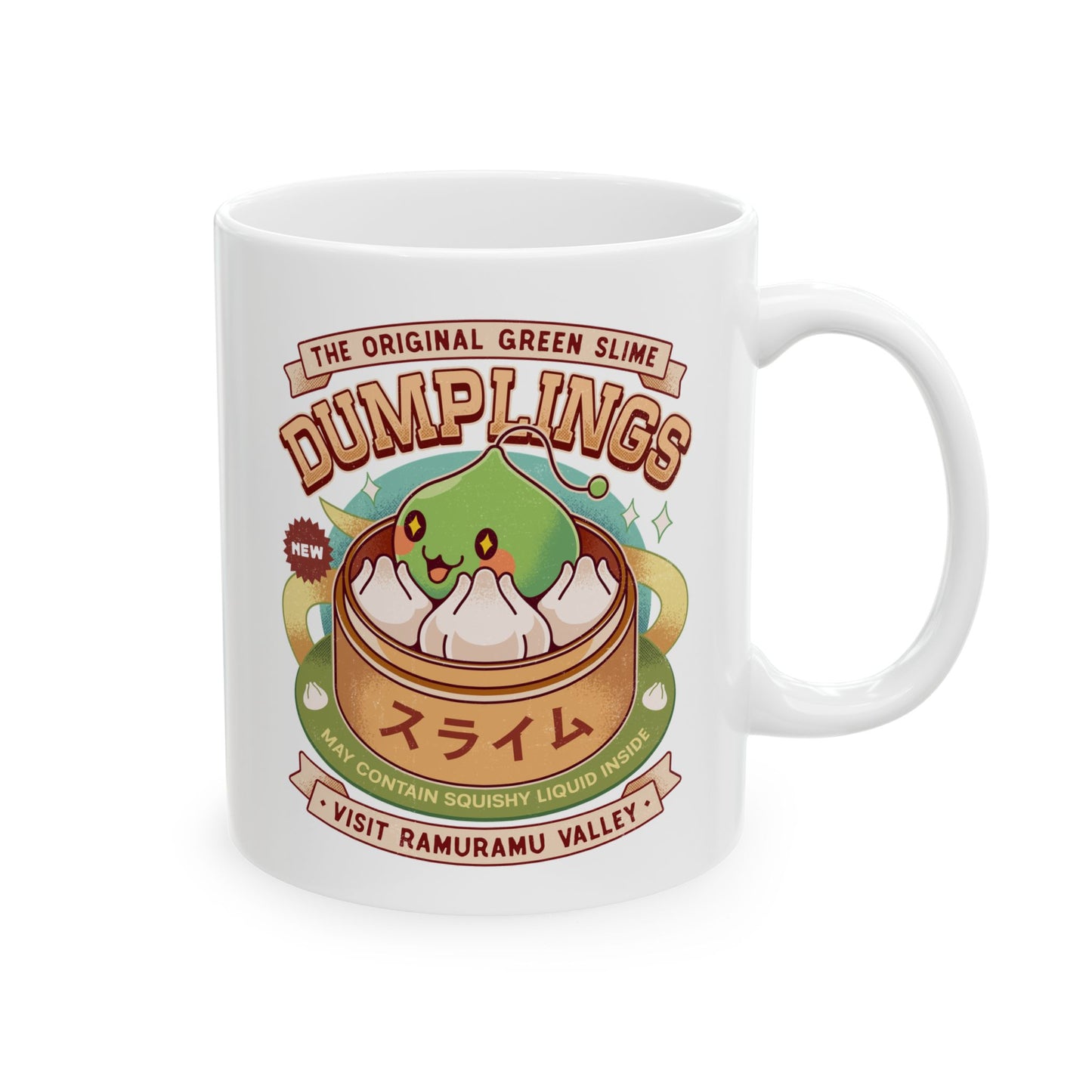 Ramuramu Valley Dumplings Vintage Ceramic Mug