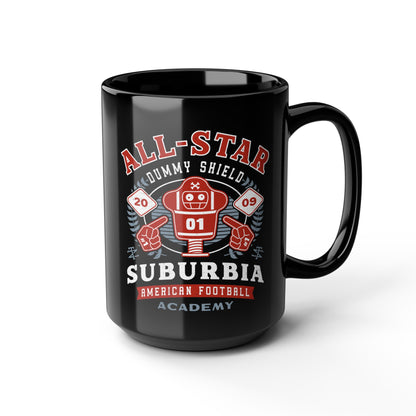 Dummy Shield Emblem Black Mug