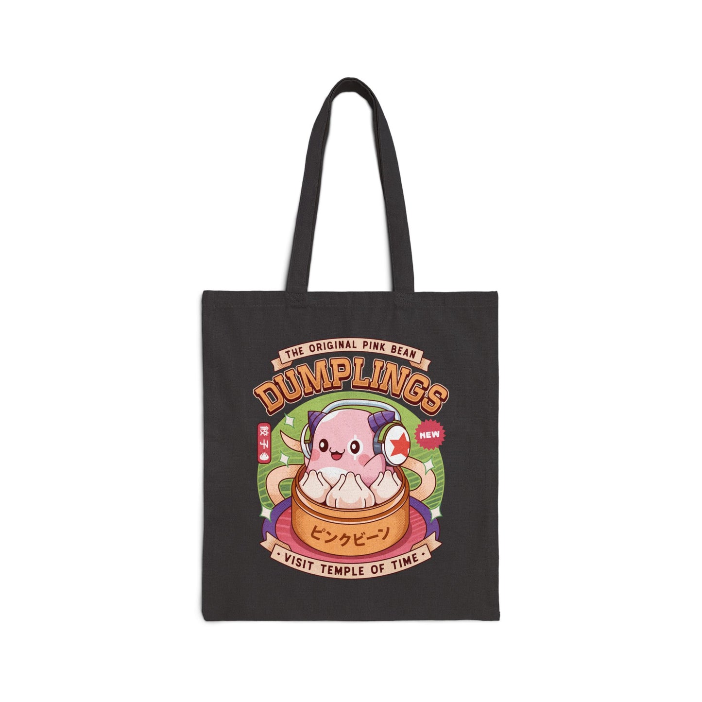 Pink Bean Dumplings Vintage Tote Bag