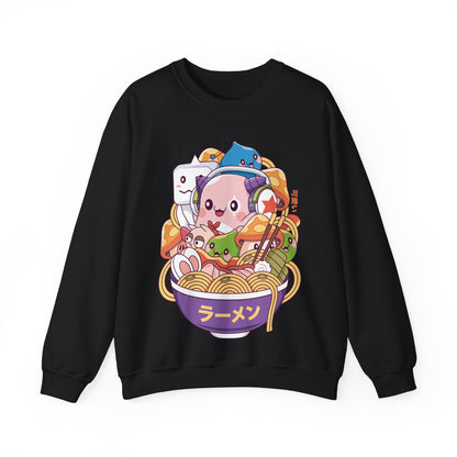 Maple World Monsters Ramen Unisex Crewneck Sweatshirt